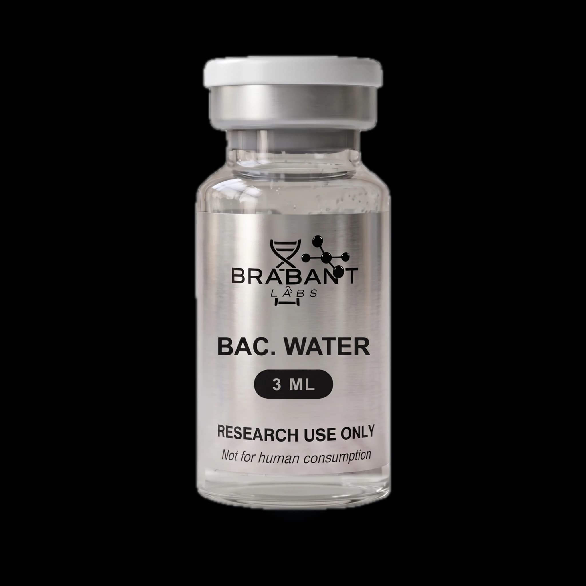 Bacteriostatisch water onderzoeksflacon van BrabantLabs