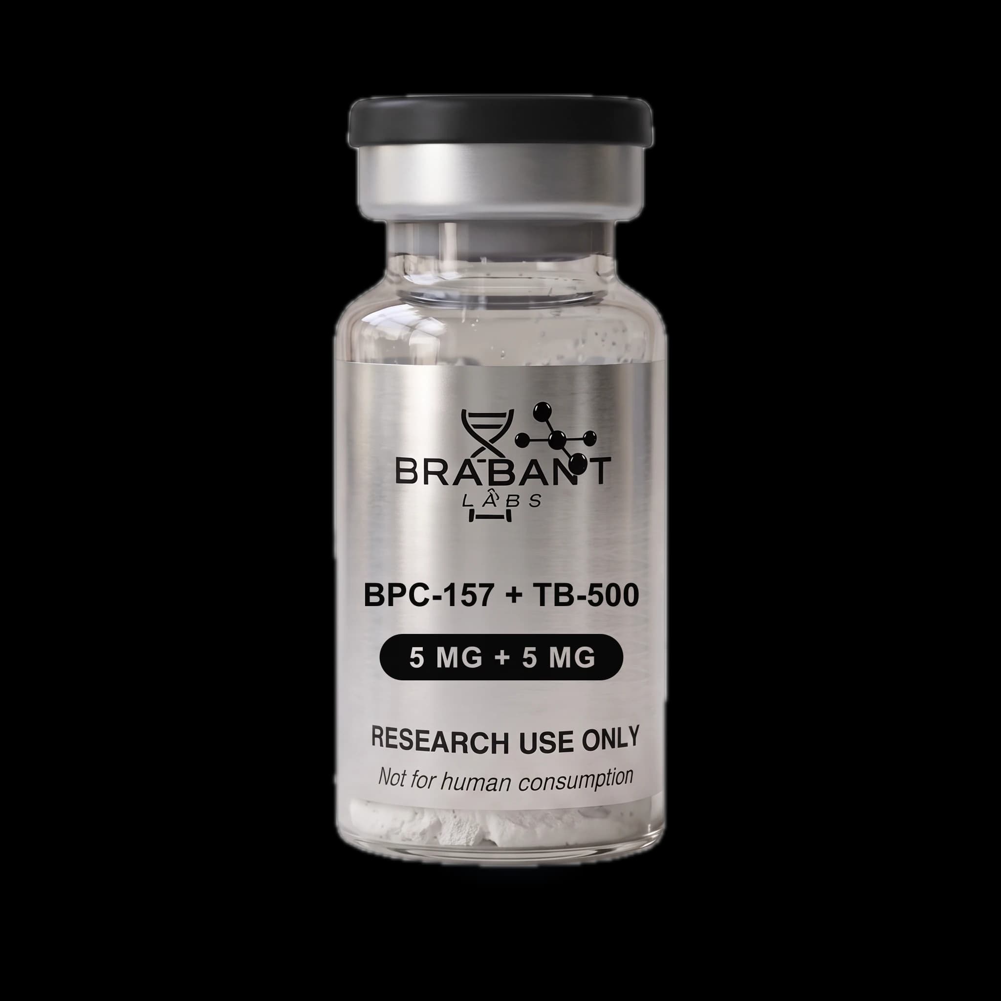 BPC-157 + TB-500 onderzoeksflacon van BrabantLabs